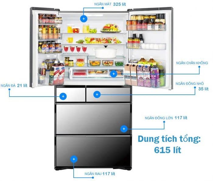 Siêu Phẩm Tủ Lạnh Hitachi R-Wxc62S Mới Nhất 2022 Có Gì Đặc Biệt