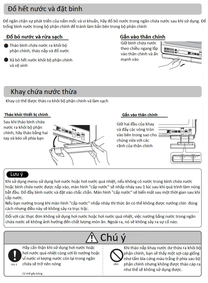 Hướng Dẫn Sử Dụng Lò Vi Sóng Hitachi Mro-S8A