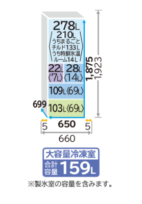 Tủ Lạnh Hitachi R-Hxcc54T-N